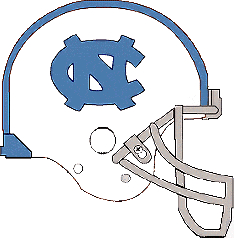 North Carolina Tar Heels 1963-1966 Helmet Logo diy DTF decal sticker